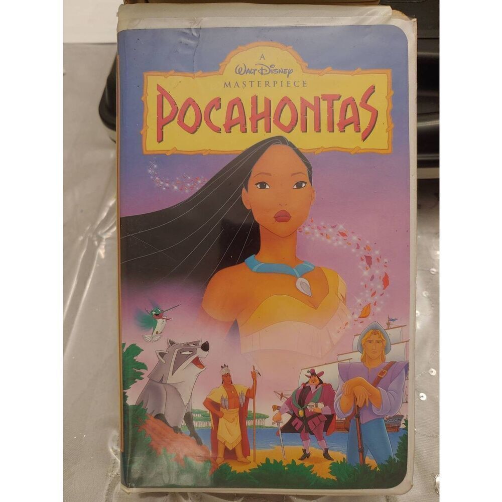Walt Disney POCAHONTAS VHS Tape (Clamshell) 1995